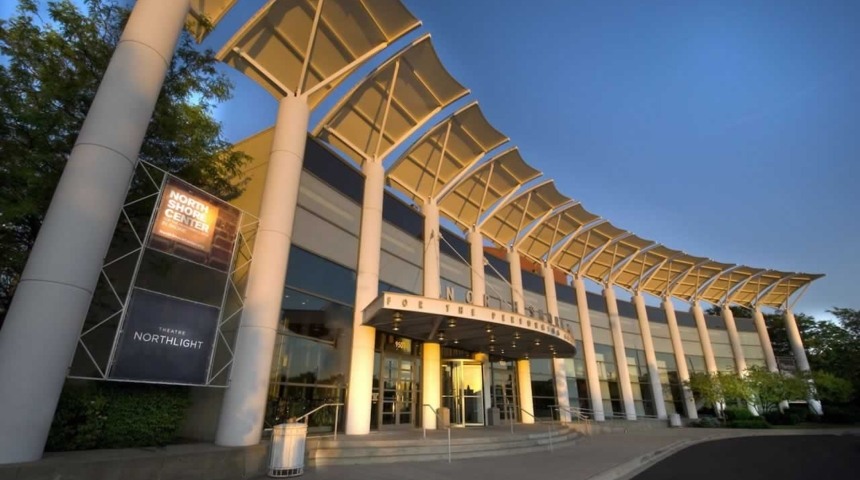 Picture of the facade of North Shore Center Performing Arts Skokie