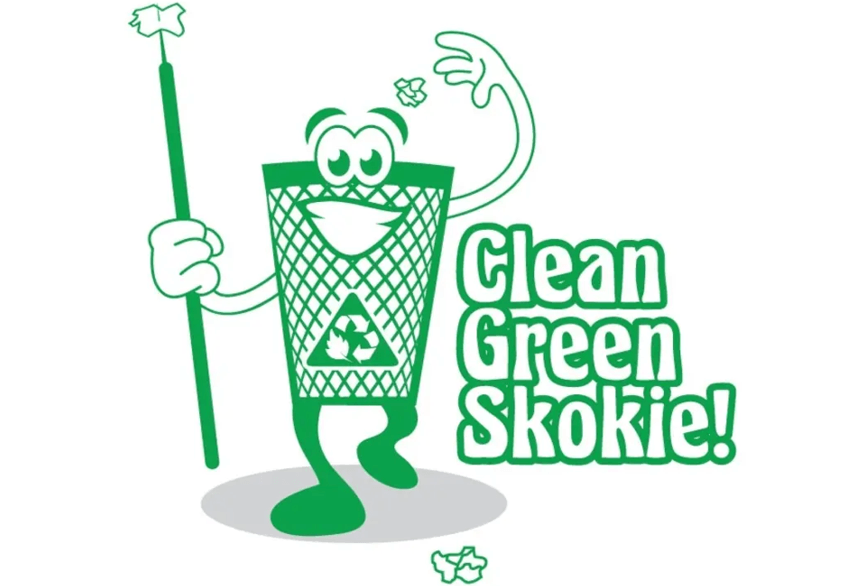 logo of the cleaning campaign in Skokie